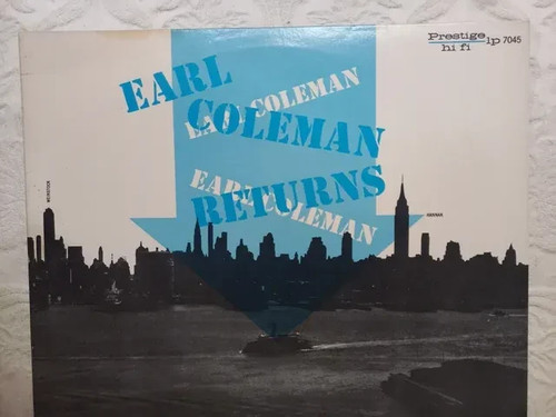 Earl Coleman Returns VINILE LP 33" Cool Jazz Prestige P-7045, OJC-187 Cy Coleman - Picture 8 of 8