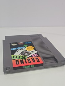 Casino Kid Video Game NES Includes OEM Nintendo Rental Case 1989