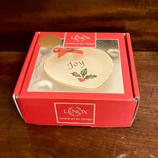 NEW IN BOX Lenox Holiday "Sentiment Bowl" 5" Nut/Candy/Trinket Bowl