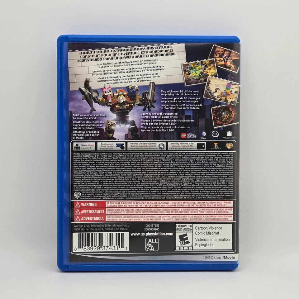 The LEGO Movie Videogame PlayStation Vita Great Condition Tested and Working - Image 2 of 4