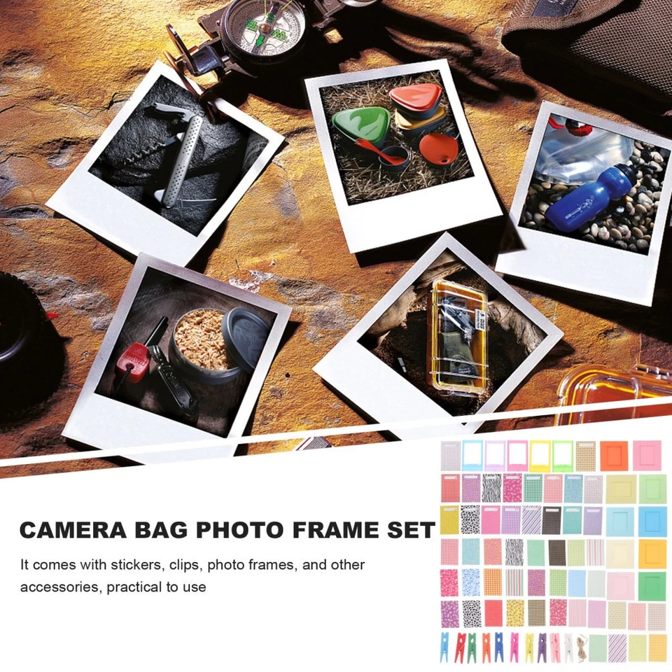 Fotorahmen Aus Papier Fotoalbum Aufkleber Sofortiges Kamera -Fotoalbum - Bild 4 von 4