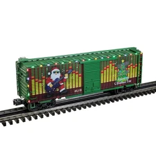 Atlas O 3001779 40' PS-1 Box Car Christmas 6 Foot Door (Lighted) Multi Colored