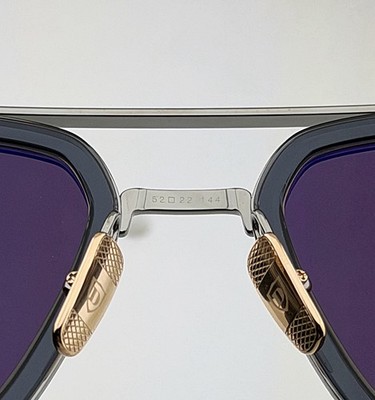 小物 DITA flight 7800A DITA Flight 006 Sunglasses Silver Titanium Blue Mirror Lens 52mm