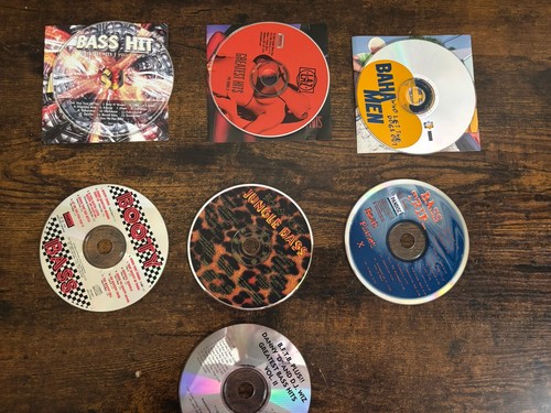 BASS CD Lot DJ Laz Jungle Bass Booty Bass Baha Men Danny D DJ Wiz Techno Vintage