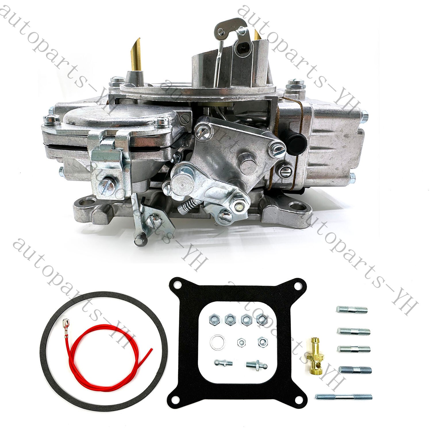 For Holley Carburetor 0-1850S Classic 4BBL Carb 4160 600 CFM Universal Chromate