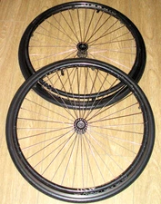pair 24" MOTION COMPOSITES Newton One Wheelchair Tires Rear Wheels Rims Spoke