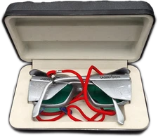 UVEX LaserVision Safety Glasses Green Lenses Full Frame 