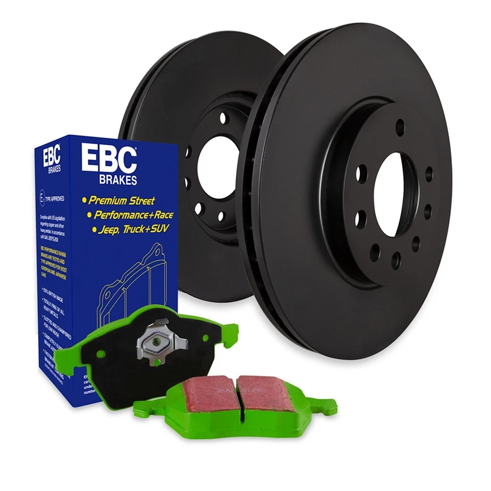 EBC S14KF1255 2-Wheel Set Brake Disc and Pad Kits Front for BMW X5 E71 X6 Series Foto 2 de 2