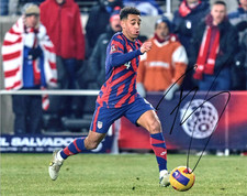Team USA Tyler Adams  Autographed Signed 8x10 Photo COA #9