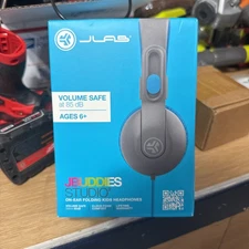 JLab JBuds Studio2 On-Ear Folding Kids Headphones - Volume Safe 85dB - Ages 6+