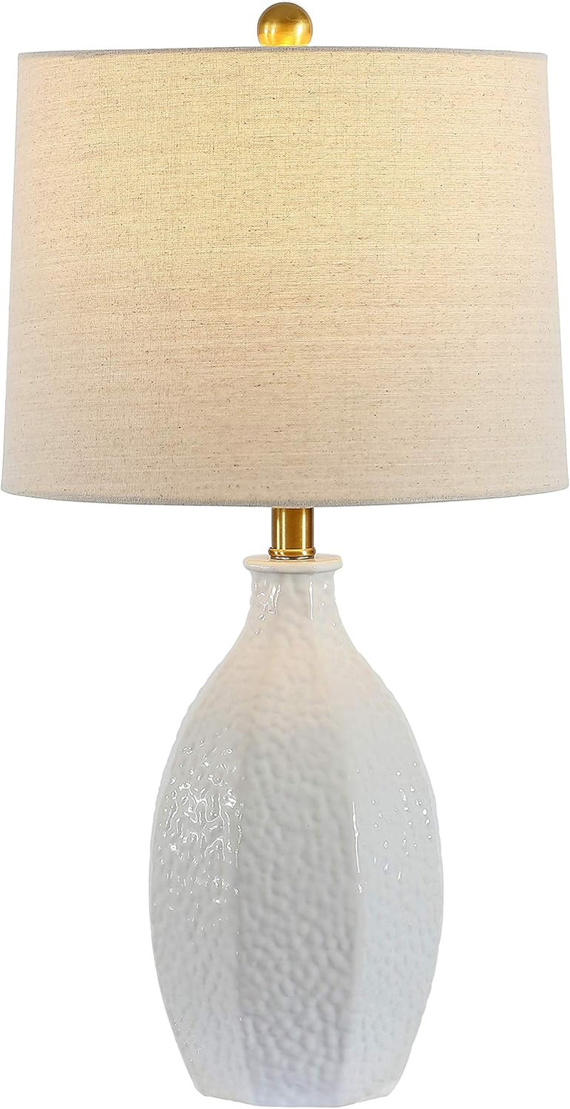 Lighting Collection Barli Modern Cream 25-Inch Bedroom Living Room Home Office D