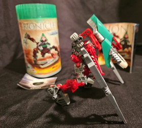 LEGO BIONICLE: Vahki Nuurakh (8614) Complete With Disk of Time, Manual