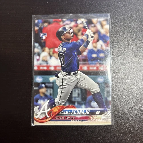 Ronald Acuna Jr 2018 Topps Update Rookie RC #US250 Atlanta Braves