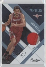 2010-11 Prestige Prestigious Pros Platinum Patch Prime /25 Luis Scola #37 Patch