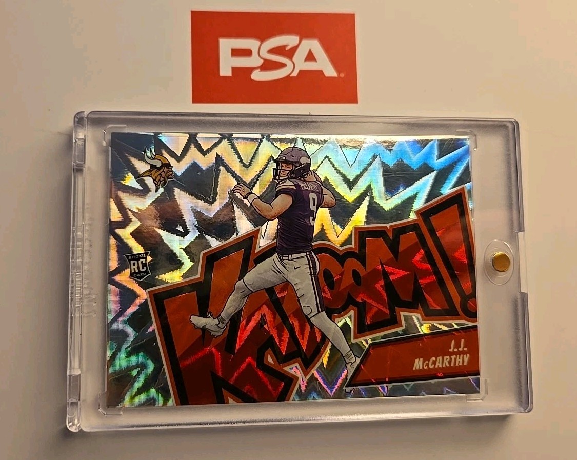 2024 Panini Absolute - Kaboom! Horizontal J.J. McCarthy #13 (RC)