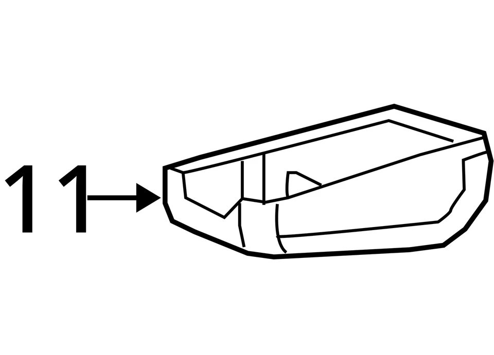Se adapta a Cadillac DTS 2008-2010 compartimento ASM F/ASIENTO A/R 25777950 - NUEVO OEM Foto 3 de 3