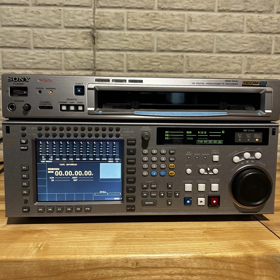 Sony SRW-5500 HDCAM-SR Studio VTR – Powers On, Accepts Tape – No Hour Meter - Image 3 of 4