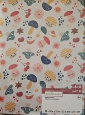 Creatology Mushroom Printed Felt Pack of 10, Lot Of 4 Packs, 40 Sheets Total