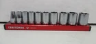 Craftsman V Series 1/4" Dr. 6 Pt Metric Socket Set- Magnetic Rail CMMT17500V