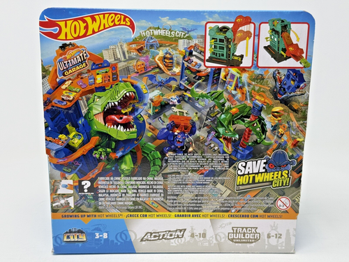 Escape de dinosaurios Hot Wheels City Downtown Speed Shop - Imagen 5 de 10
