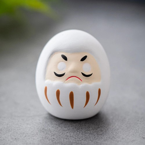 Japanese Ceramic Daruma Doll Crafts Lucky Charm Fortune Ornament Landscape Gifts - Foto 10 di 14