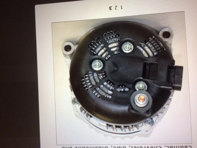 ALTERNADOR HORQUILLA DE ALTO RENDIMIENTO de un cable Chevrolet Blazer 2005-2000 4,3 L Jimmy Foto 3 de 3