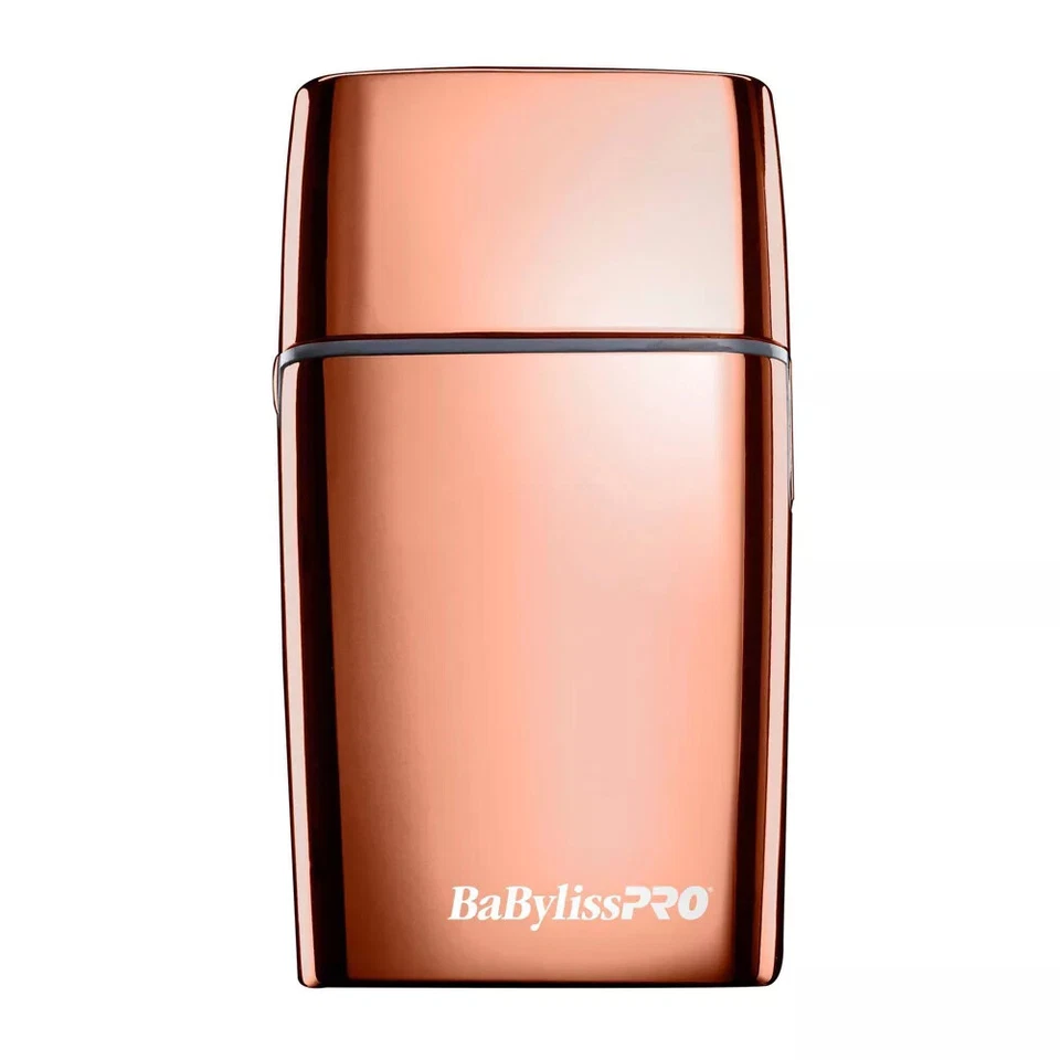 BaByliss PRO Afeitadora Inalámbrica Metal Oro Rosa Doble Lámina #BB-FXFS2RG Foto 2 de 4
