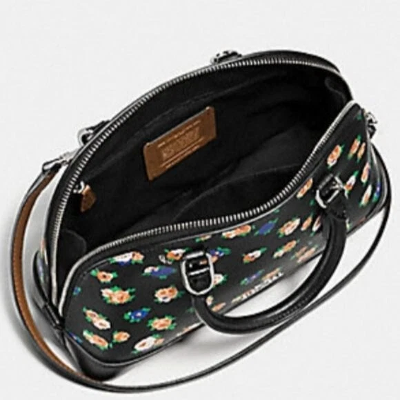 Cartera Coach F57624 Mini Sierra en rosa de té, SV/negro múltiple Foto 2 de 4
