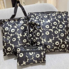 Marimekko Neat Flower Print Lightweight Polyester Crossbody Shoulder Bag Women