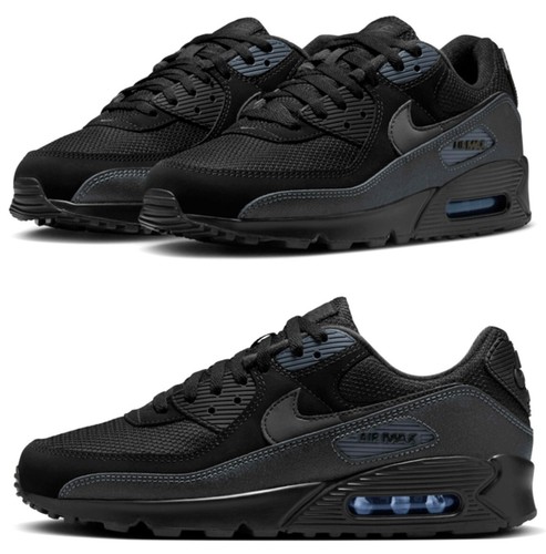 New NIKE Air Max 90 Reflective Men's Athletic Sneakers shoes black all sizes