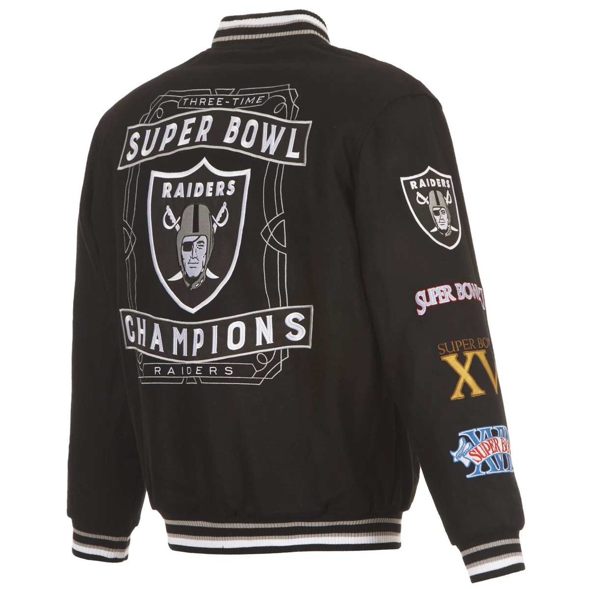 Las Vegas Raiders Embroidered Wool Jacket