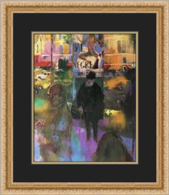 Leroy Neiman Fouquets Custom Framed Print II