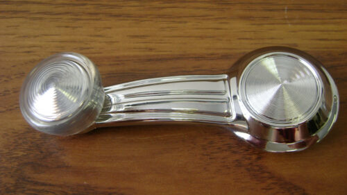 68-72 Chevy CLEAR Window Crank Set Chrome Door Handle & Clips Pontiac Olds Buick - Picture 2 of 4