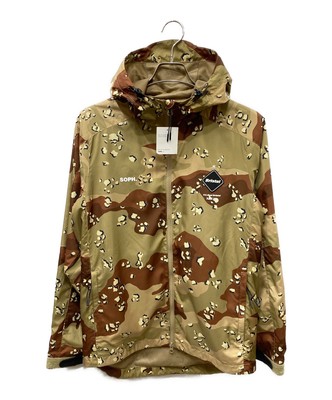 F.C.R.B. CAMOUFLAGE PRACTICE JACKET Size: S Beige x brown Men FCRB 