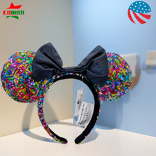 Tokyo Disney Spangles Colorful Headband Japan Multicolor Minnie Mouse Ears