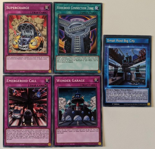 YuGiOh 16 Card Speed Duel Roid Deck Core with 5 Card Extra Deck + 1 Skill Card - Picture 6 of 6