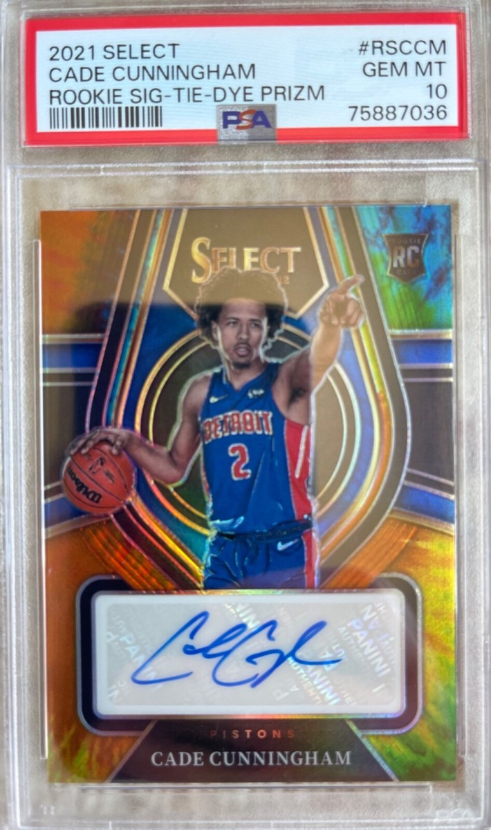 その他 PSA10 CADE CUNNINGHAM SELECT tie dye 2021-22 Panini Select Rookie Signatures CADE CUNNINGHAM Tie