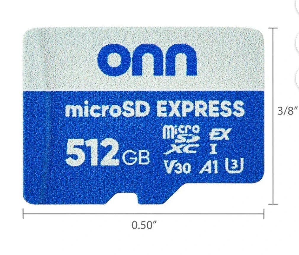 3THDDLunchBox＆MicroSDカード512GB recoさん専用 Onn MicroSD Express Card 512gb BRAND NEW (Compatible With