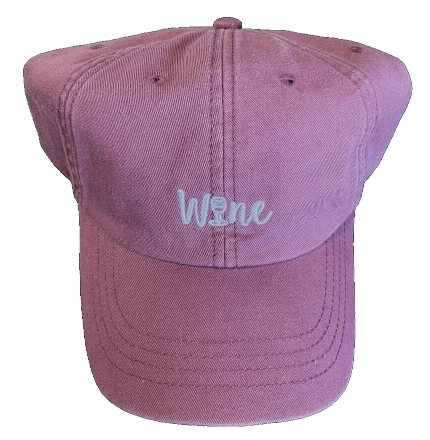 wine glass baseball hat, new condition Wine Glass Print Vintage Hats for Men Snapback Hat Custom  main image 2