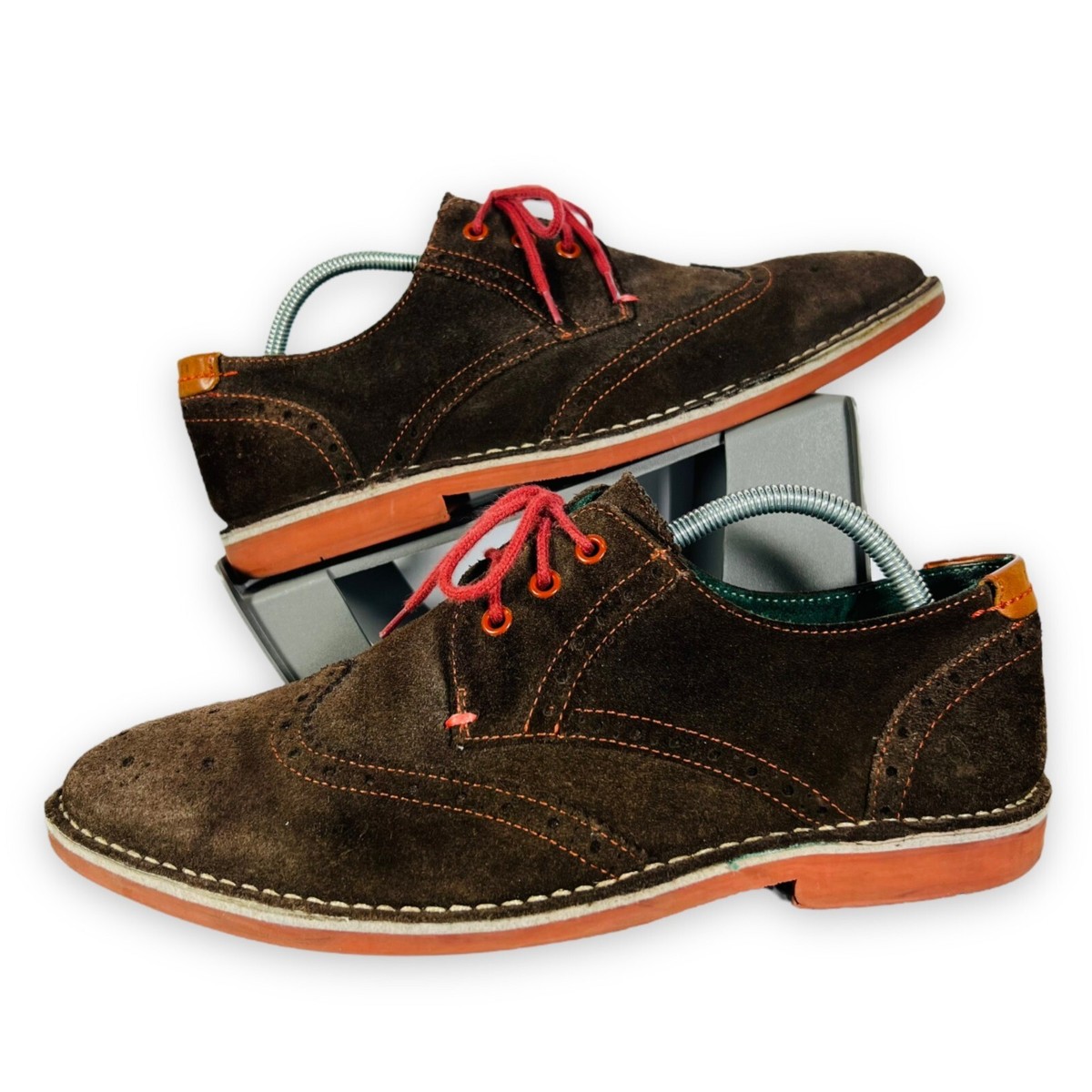 Ted Baker London Brown Suede Men’s Oxford Ted Baker Mens Sz US 9 Brown Suede Oxford Shoes Lace Up  main image 4