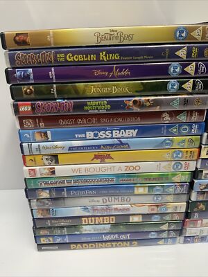 Childrens DVD Bundle x 36 (Disney, WB, Pixar, Dreamworks