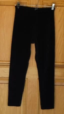 Jumping Joy Girls Size M Elastic Waist Black Velvet Pants