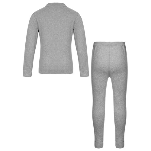 Kids Grils Boys Sportwear Winter T-shirt With Pants Round Neck Underwear Set - Picture 49 of 68