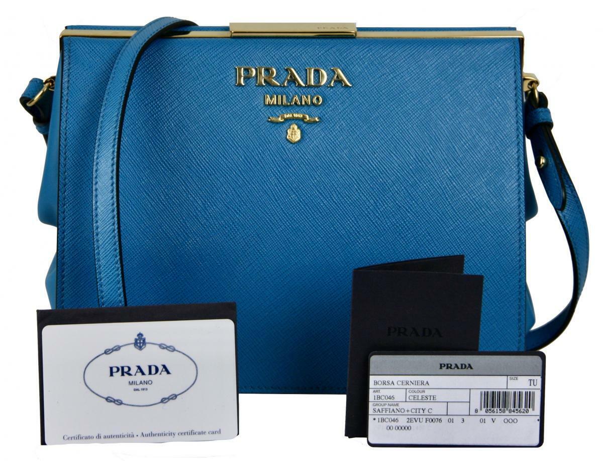 AUTH LUXURY PRADA SAFFIANO LIGHT FRAME SHOULDER BAG HANDBAG AUTH LUXURY PRADA SAFFIANO LIGHT FRAME SHOULDER BAG HANDBAG