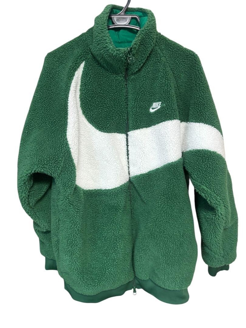NIKE Reversible Fleece Jacket XL / Green | eBay