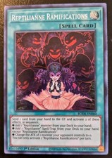 Reptilianne Ramifications BODE-EN060 1st Ed Super Rare Burst Of Destiny Yu-Gi-Oh