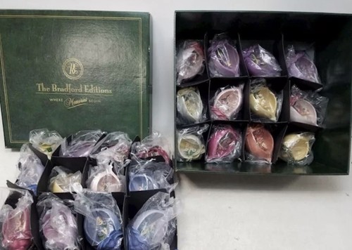 24 Bradford Exchange Secret Gardens Heirloom Porcelain Ornament Assorted designs - 第 1/24 張圖片