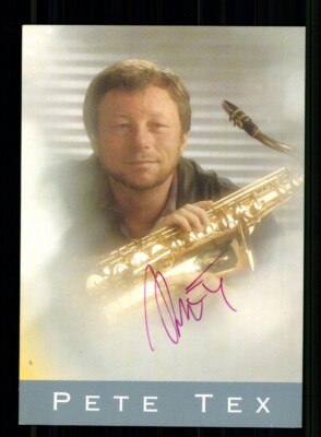 Pete Tex Autogrammkarte Original Signiert # BC 217426
