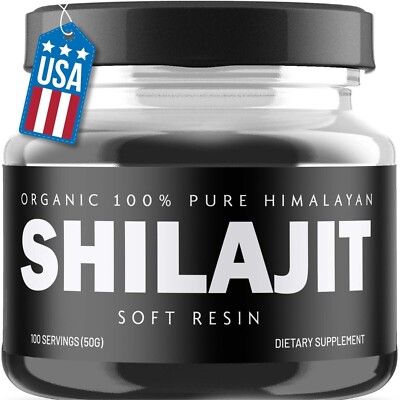 Bio 100% reines HIMALAYA Shilajit Harz + Messlöffel = 25g