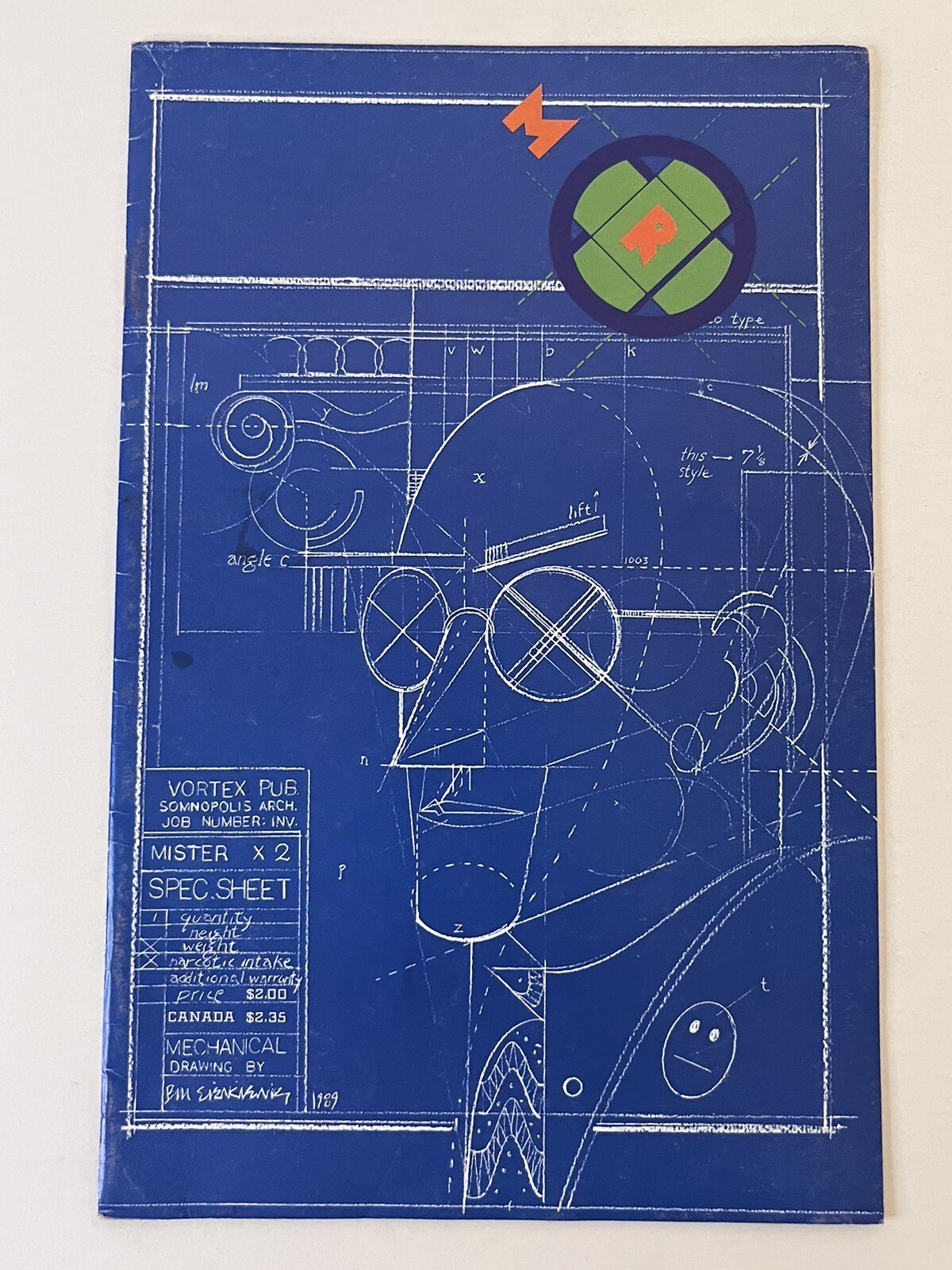 Mister X Volume Two #2 1989 ✅ William P Marks ✅ Vortex Comics ✅ Copper Age